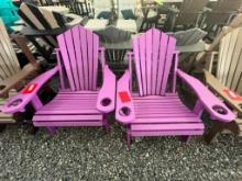 PURPLE ADIRONDACK CHAIR