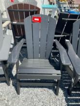 BLACK ADIRONDACK CHAIR