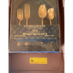 International stainless steel 20 piece silverware