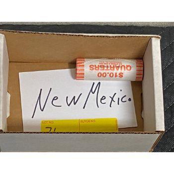 Uncirculated $10 Roll of New Mexico State Quarters