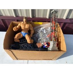 WWE  Figurines and Ring