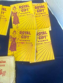 Royal Gift Stamps Saver Books & Milk Bottle Paper Caps