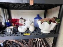 Vases, Milk Glass, Canister & More