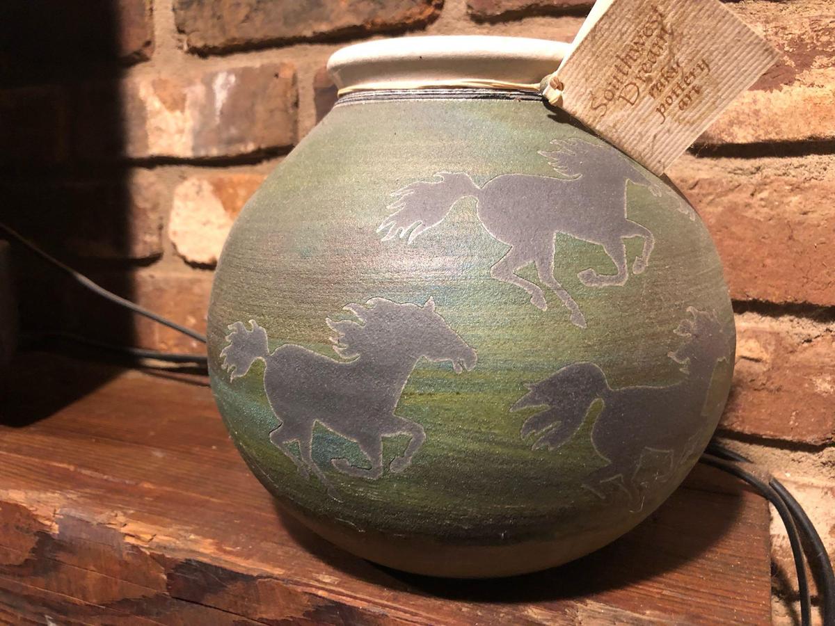 Equestrian Art Pottery -Signed