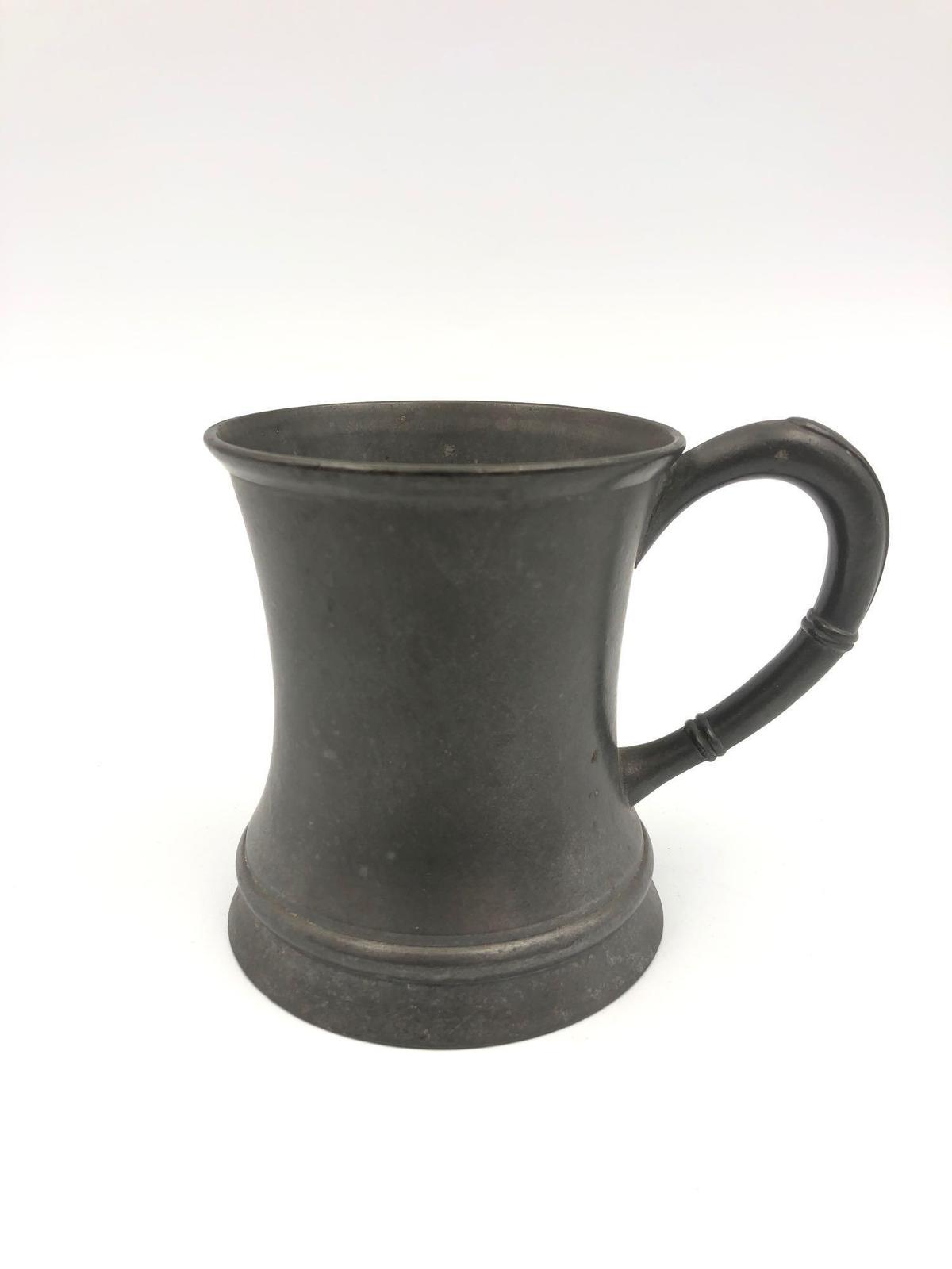 1850s Glass Bottom Tankard