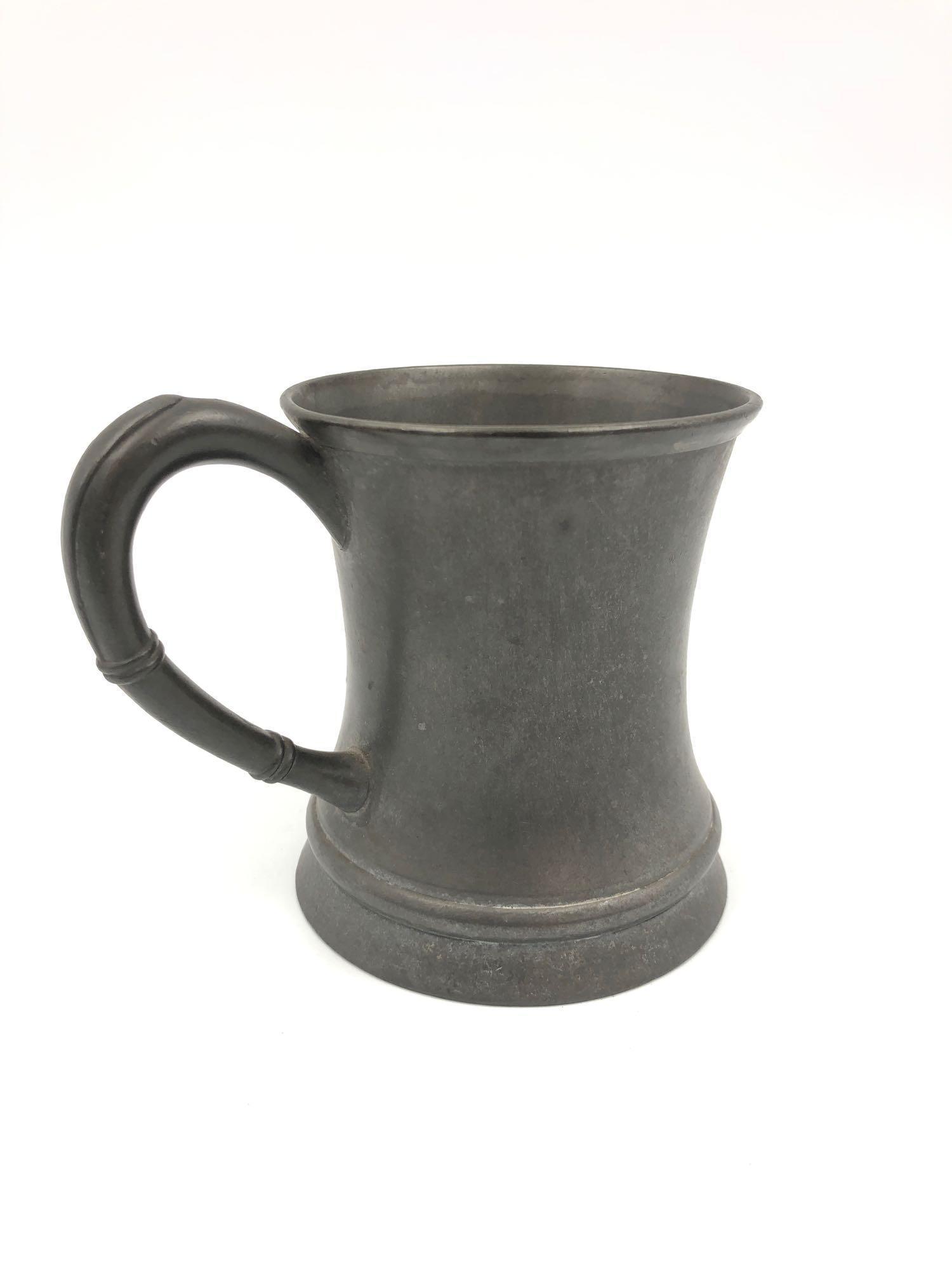 1850s Glass Bottom Tankard