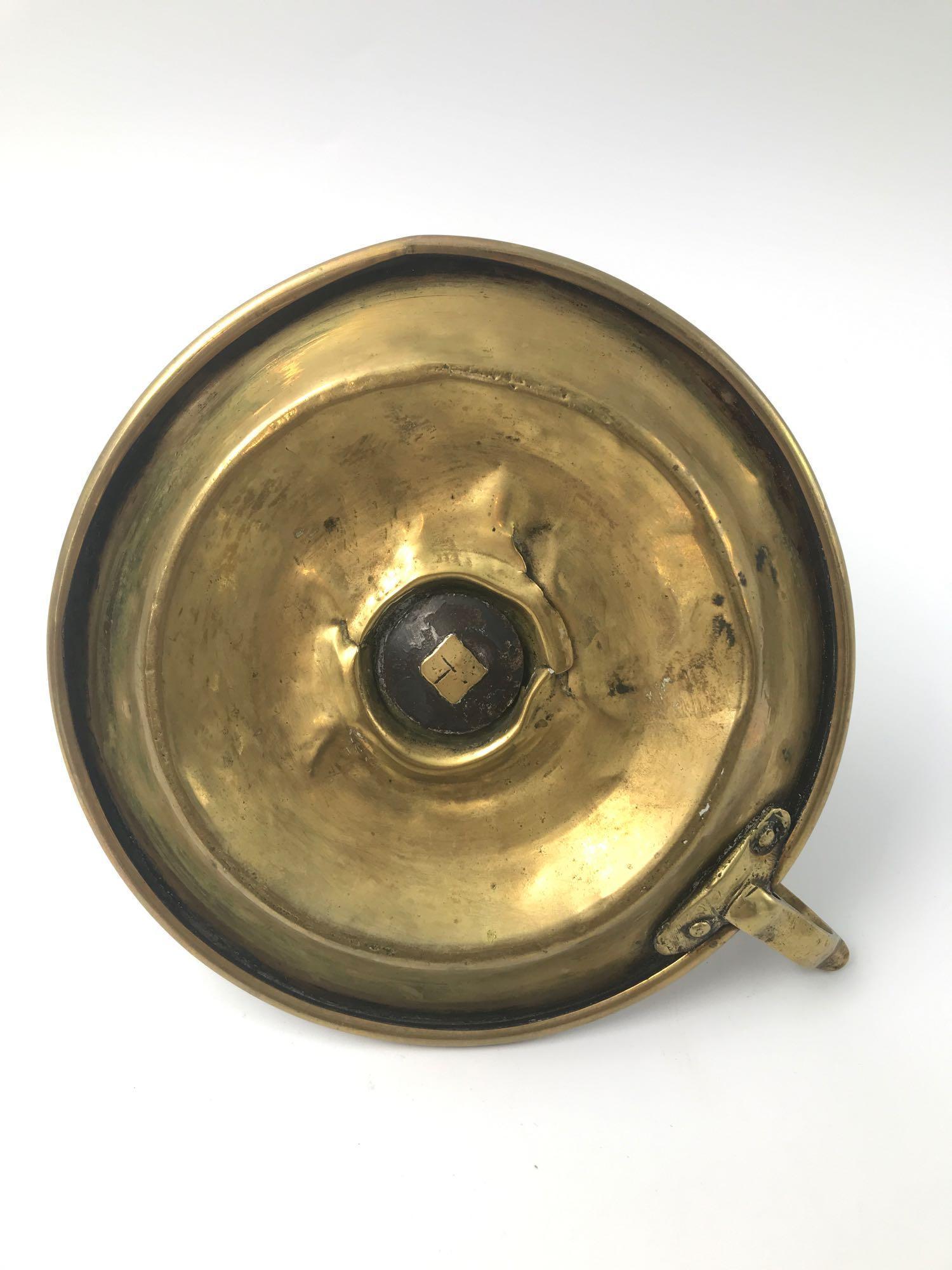 1840s American Brass Chamber Stick