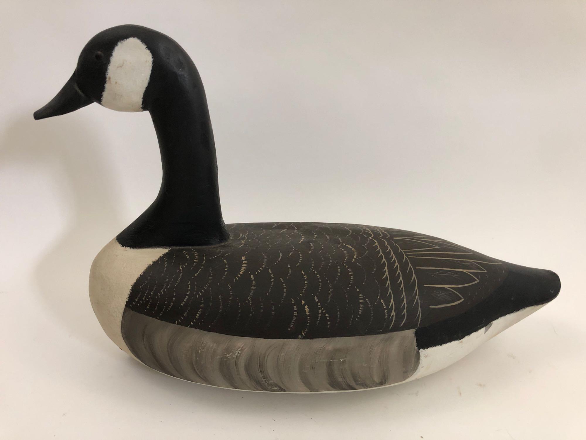 Early Goose Decoy Hand Carved and Painted