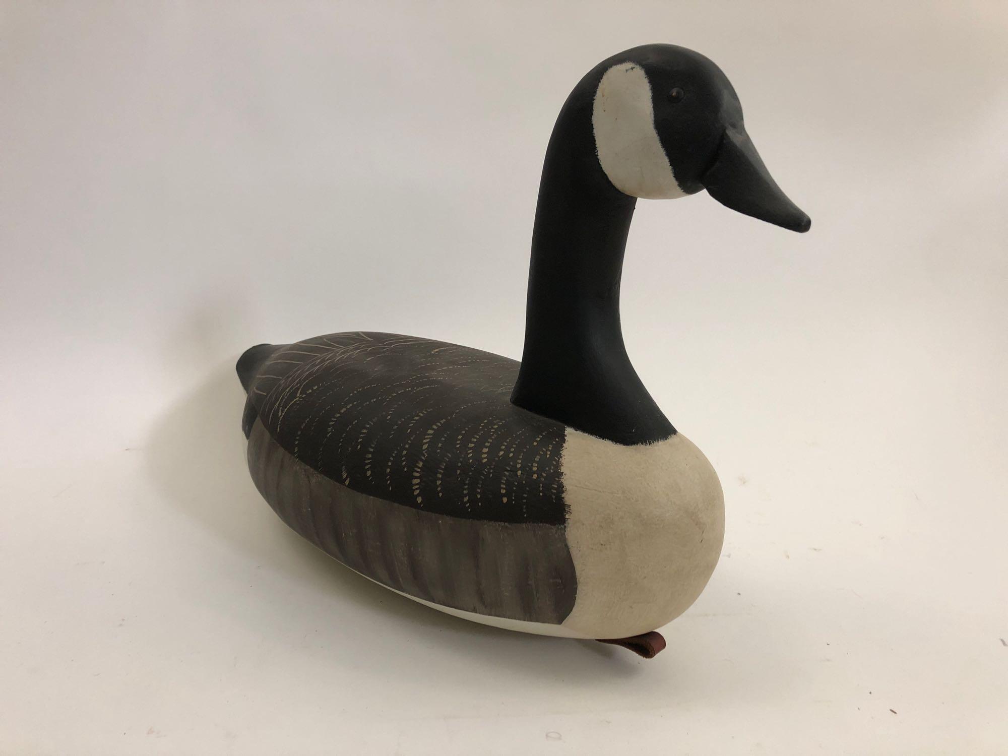 Early Goose Decoy Hand Carved and Painted