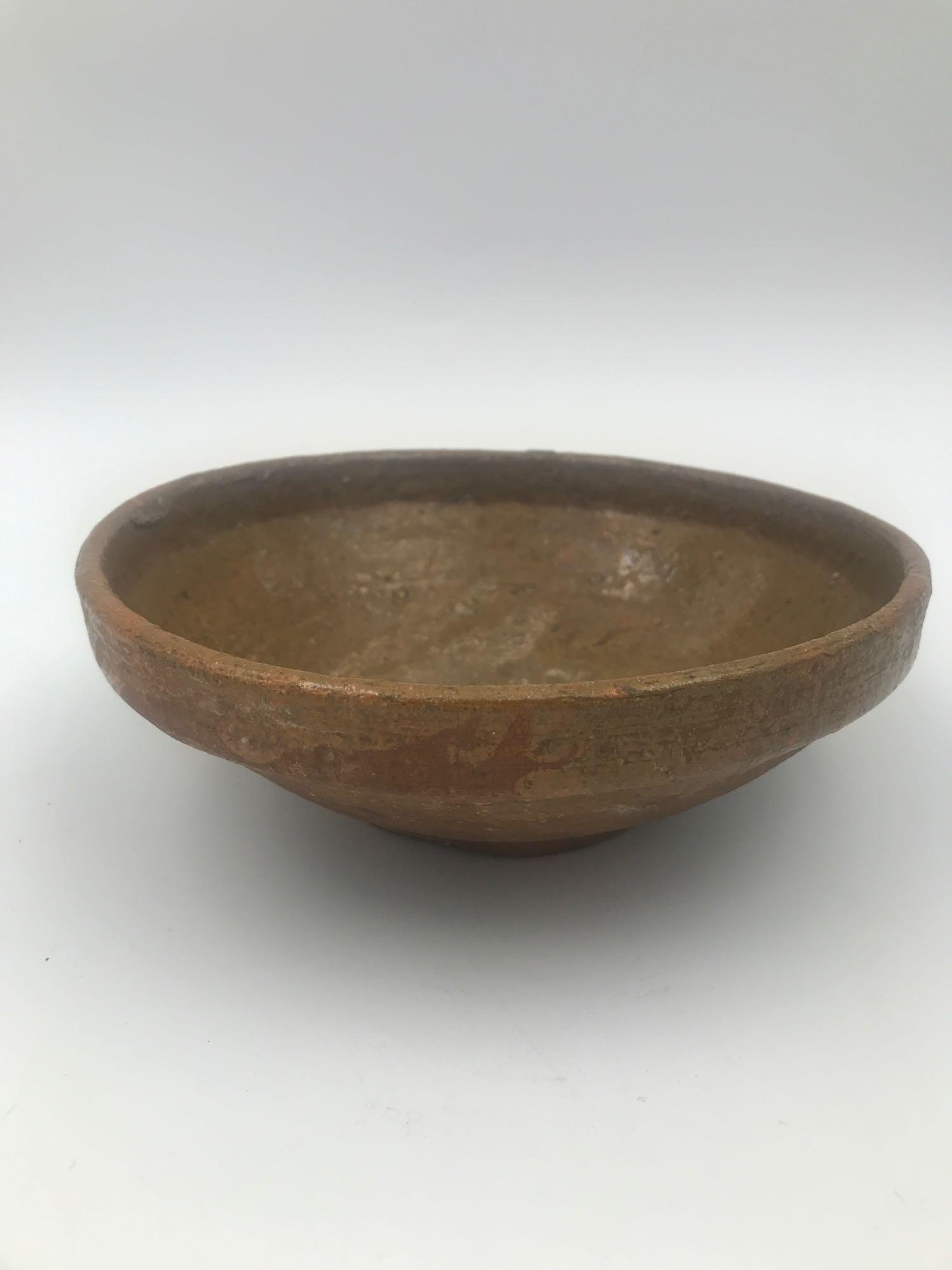 Early Handmade pottery bowl