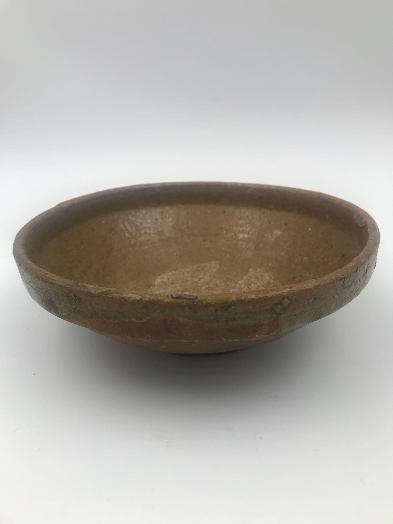 Early Handmade pottery bowl