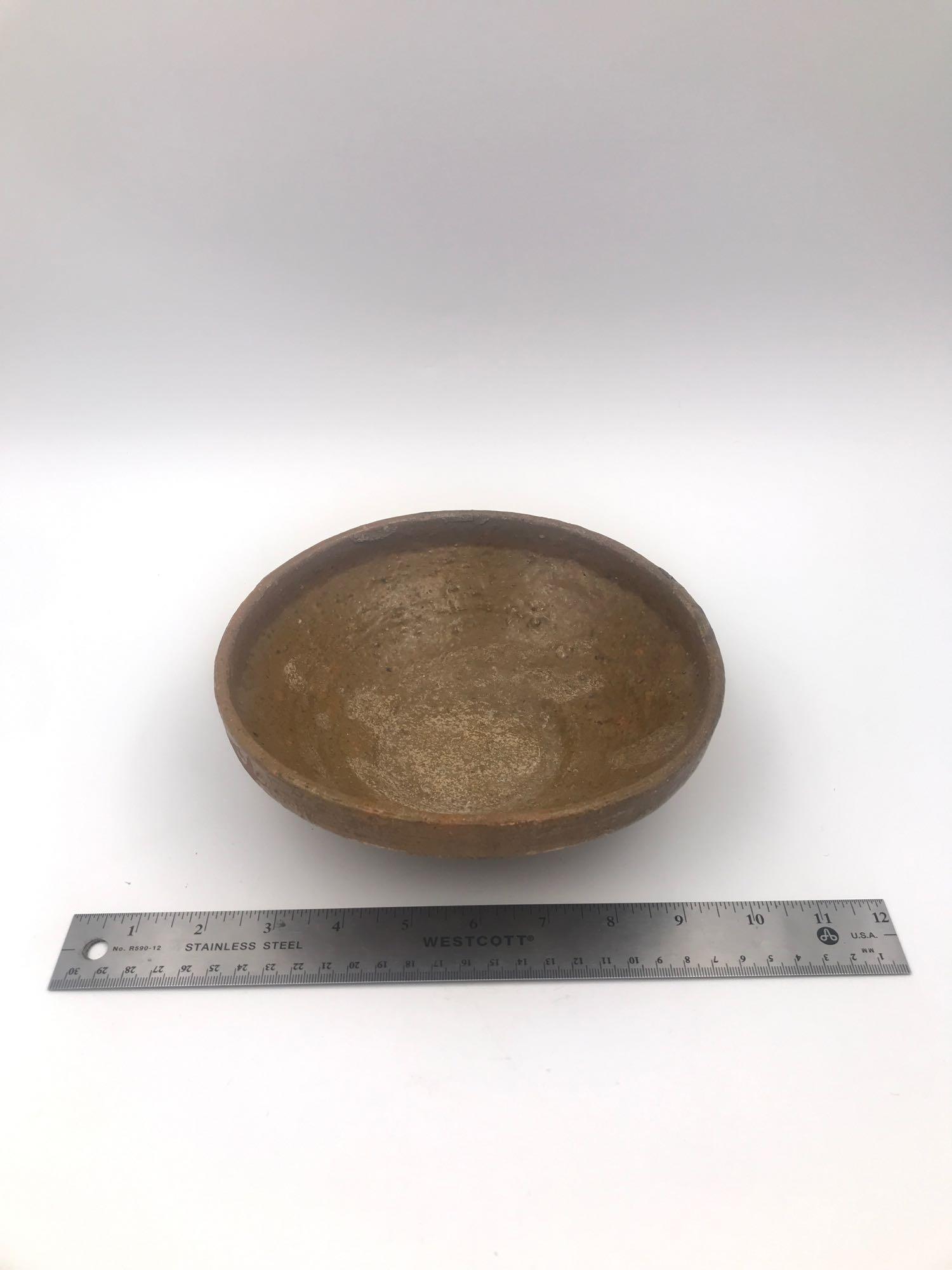 Early Handmade pottery bowl