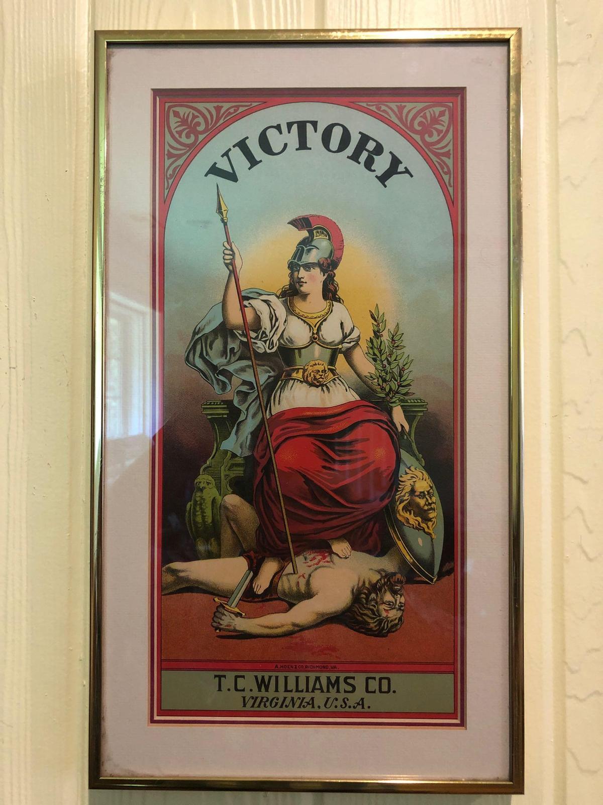 1800s Tobacco Lithograph - Virginia