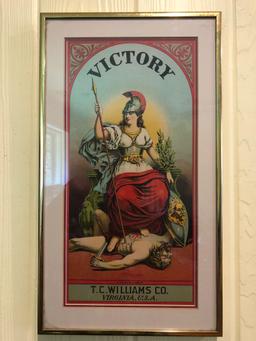 1800s Tobacco Lithograph - Virginia