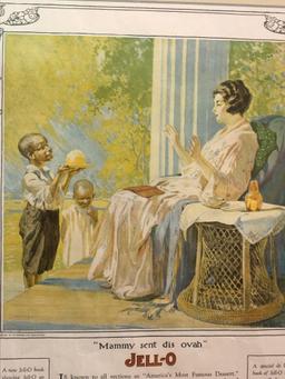 Early 1900s Jello Advertising - "Mammy sent dis ovah"