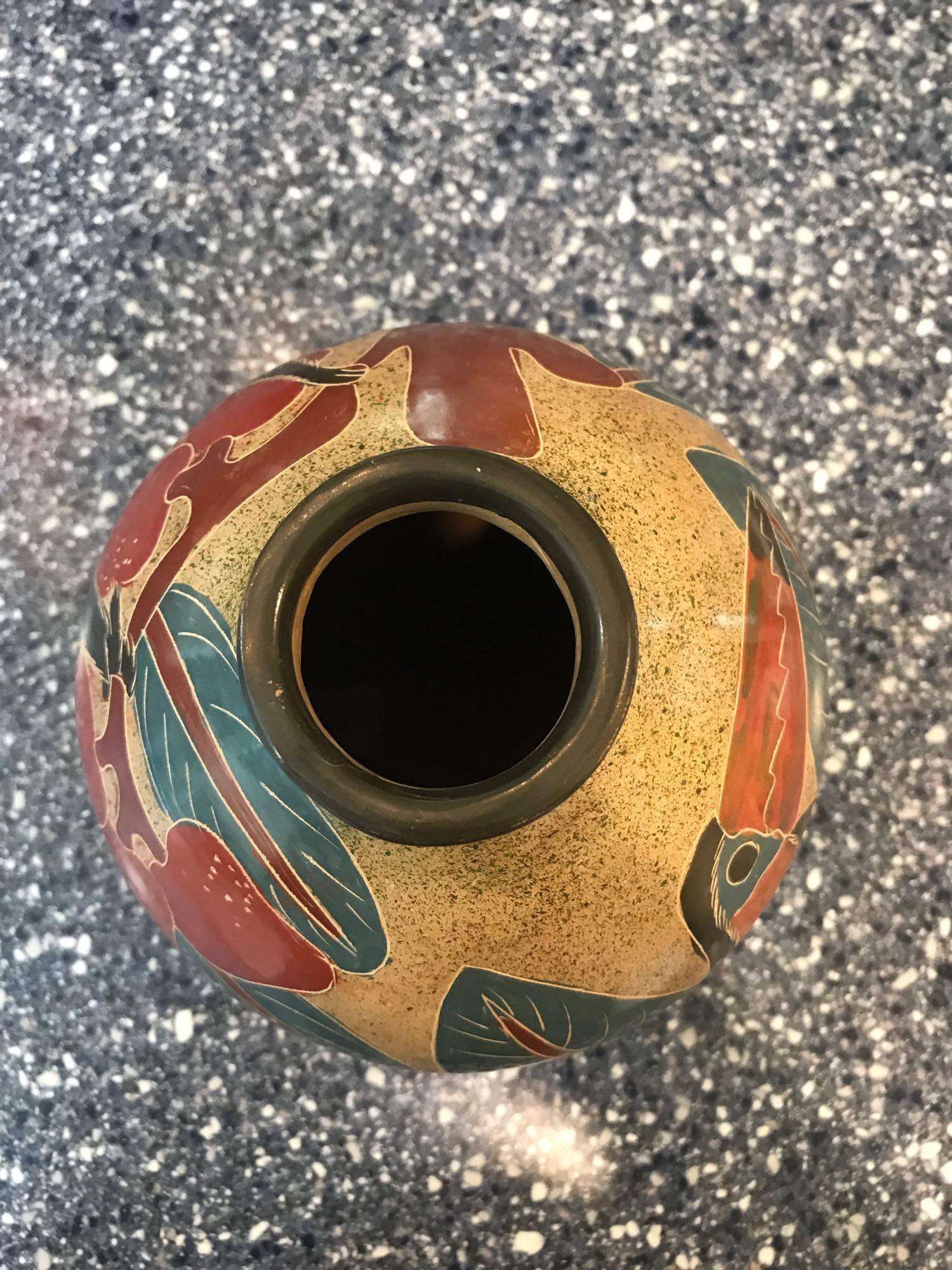 Donald Moreno pottery Vase