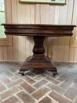 1840s Empire Mahogany Parlor Center Table