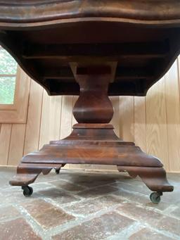 1840s Empire Mahogany Parlor Center Table