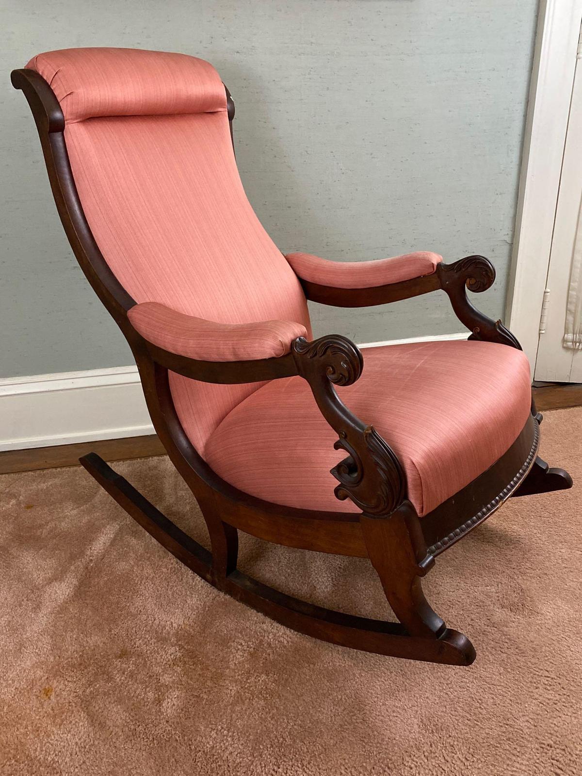 1860's Victorian Upholstered Rocker