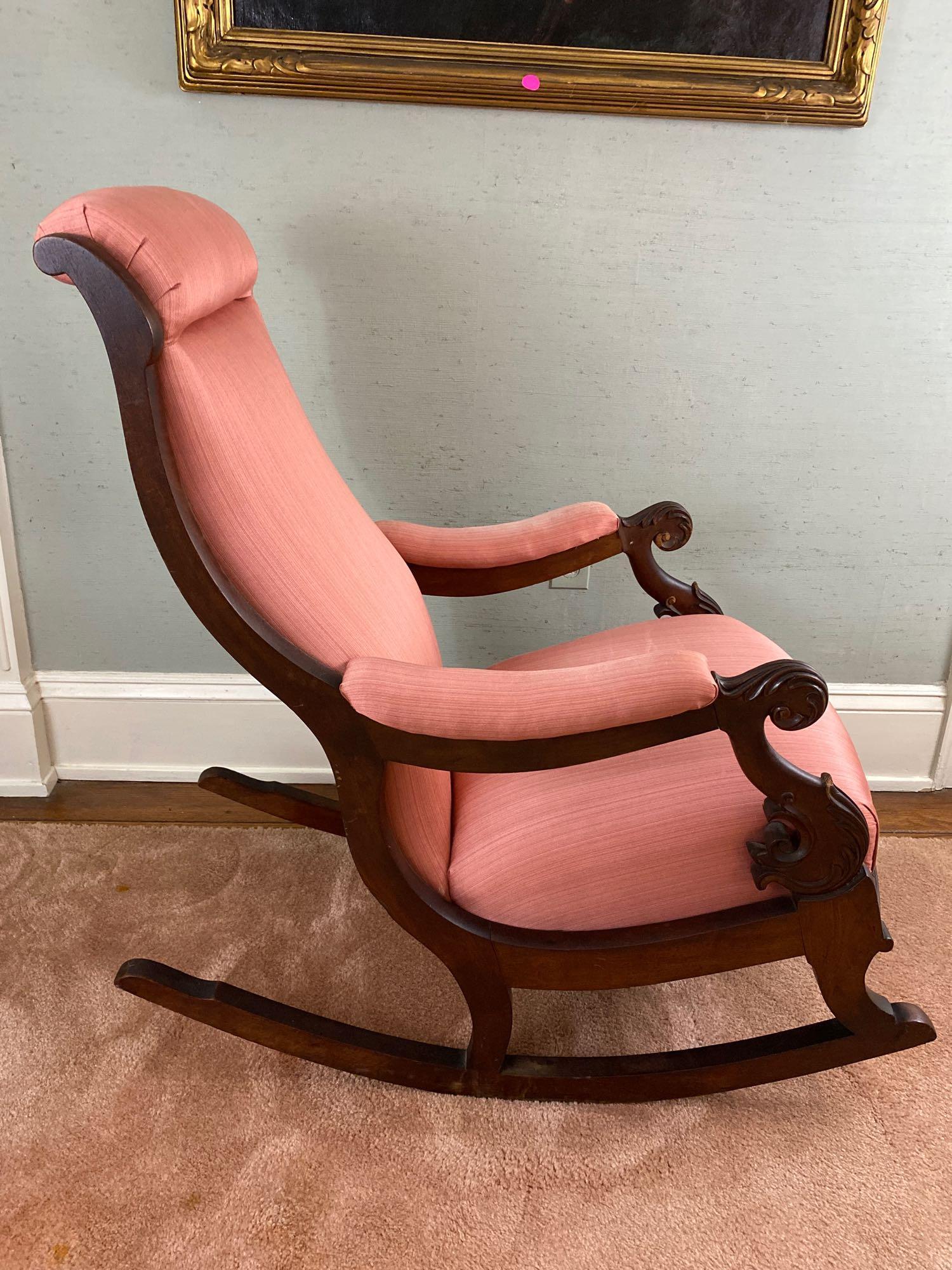 1860's Victorian Upholstered Rocker