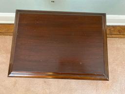 1870 Mahogany Sewing Table with Drawer