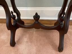 1870 Mahogany Sewing Table with Drawer