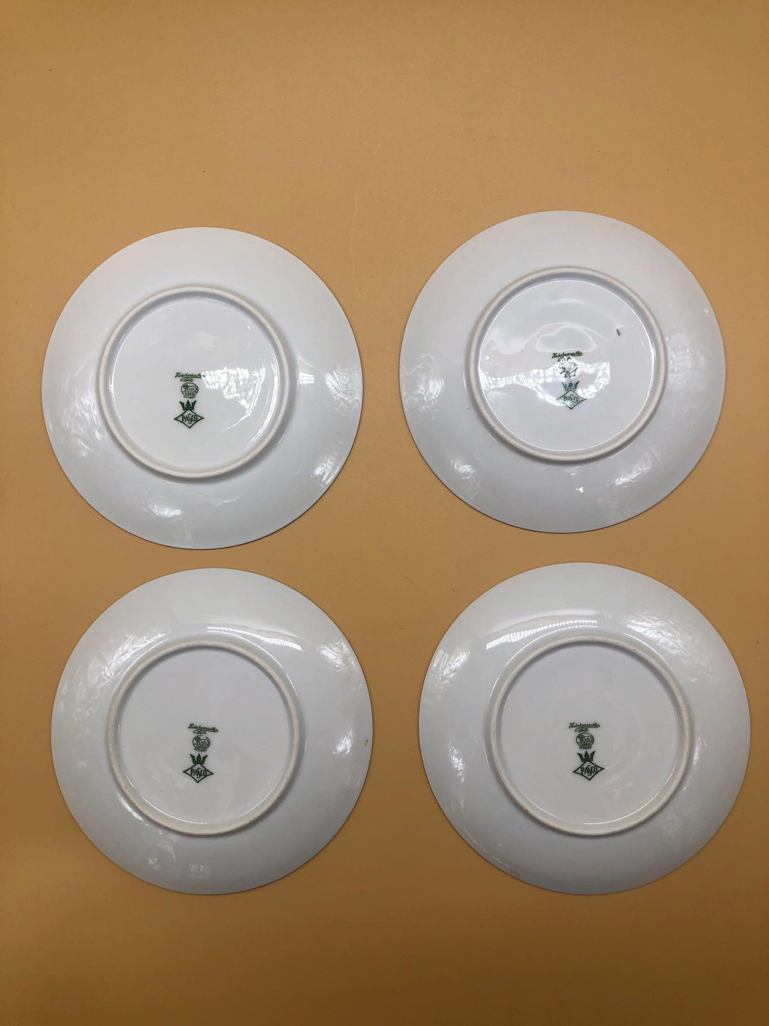 Pasco Fruit Plates - set of 4