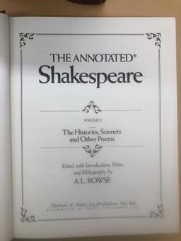 The Annotated Shakespeare by A. L. Rowse