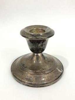 Weighted Sterling Silver Candle Stick