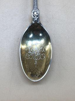 Sterling Silver Spoon w/ Gold Fogging
