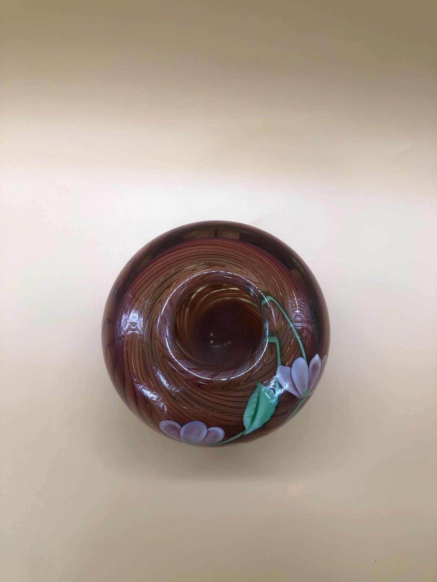 Thick Art Glass Vase