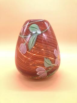 Thick Art Glass Vase