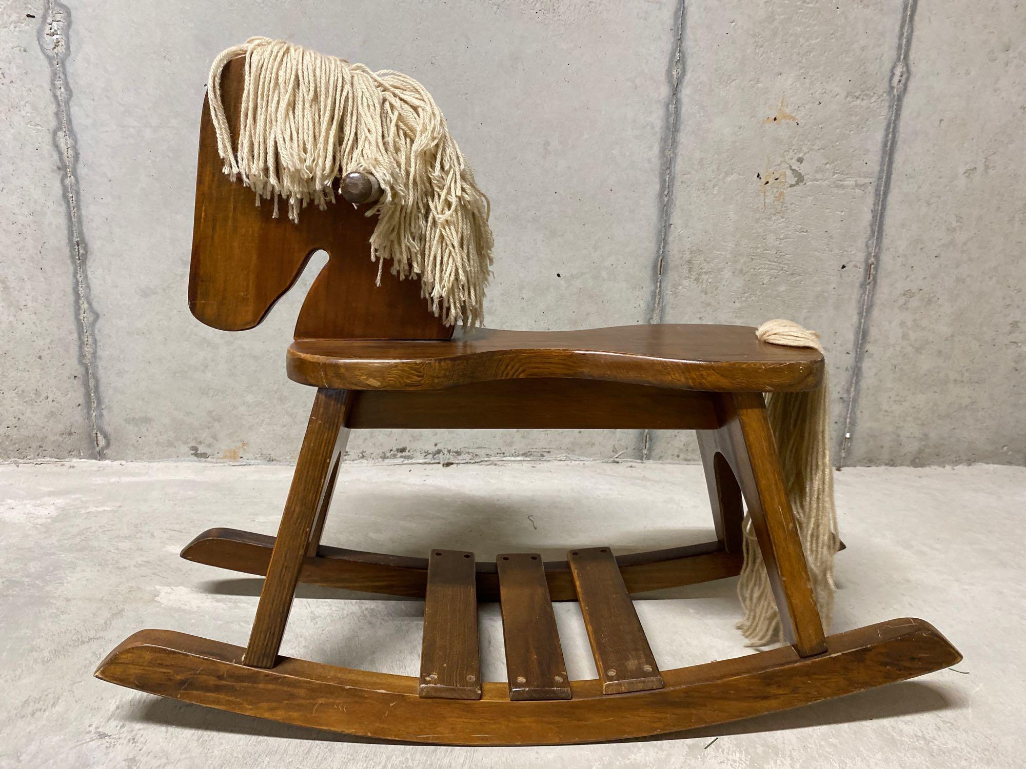 Wooden Rocking Horse