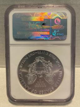 2009 Silver Eagle Early Release NGC - MS69