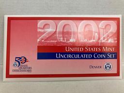 2002 US Mint coin set from Denver and Philadelphia