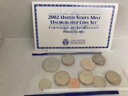 2002 US Mint coin set from Denver and Philadelphia