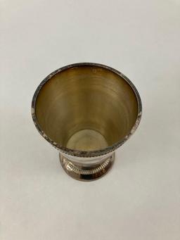 Pair of silver plated cups