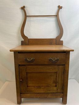 Oak wash stand