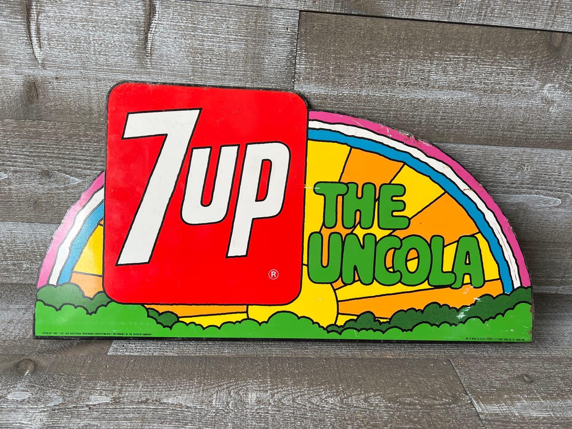 7up Peter Max Flange Sign