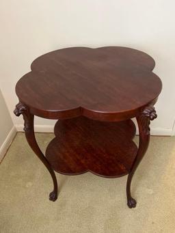 Antique Chippendale Style Mahogany Tea Table