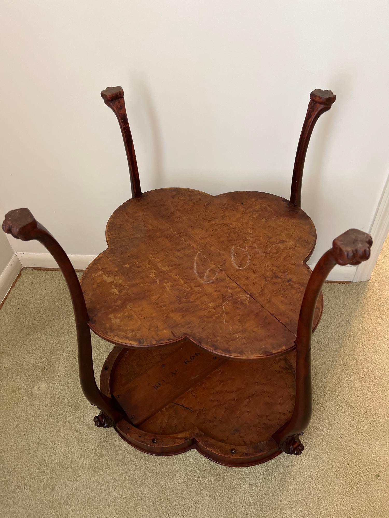 Antique Chippendale Style Mahogany Tea Table