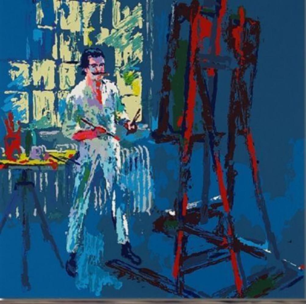Leroy Neiman "Self Portrait" serigraph signed and numbered