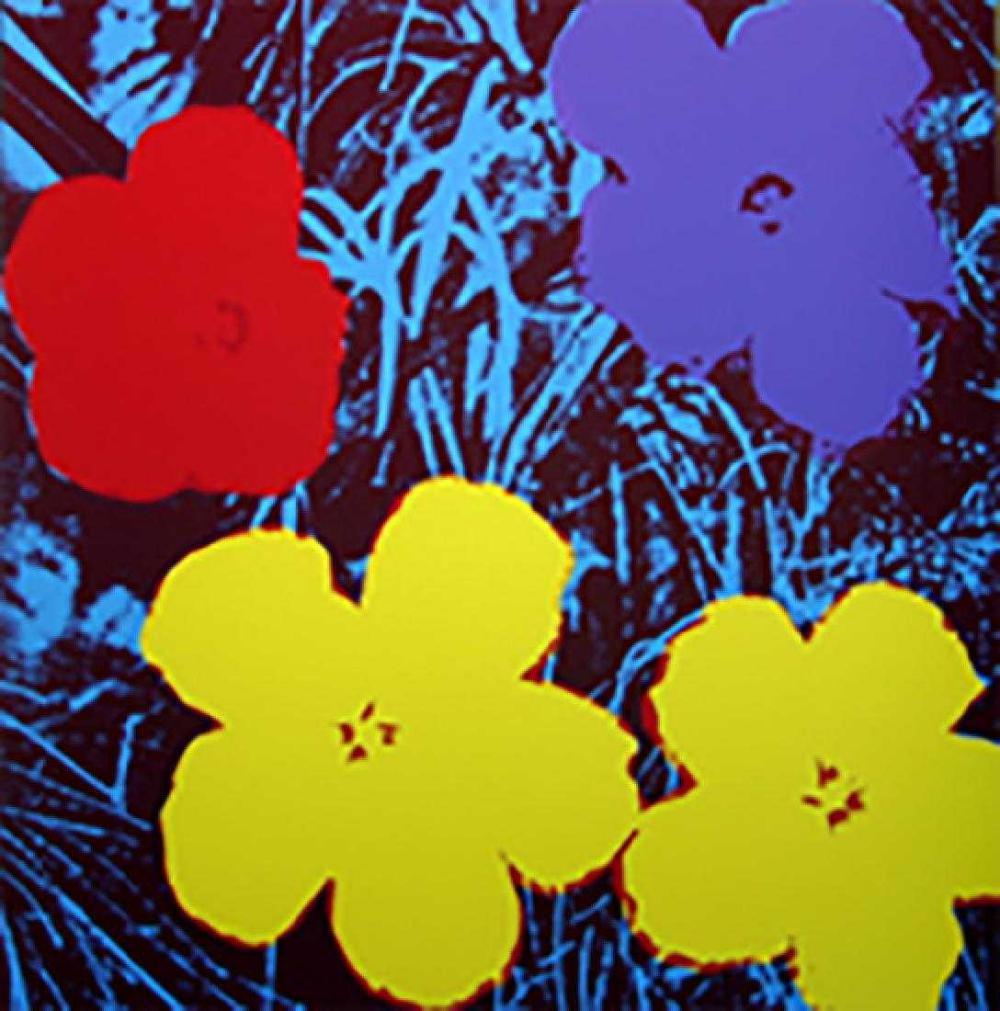 ANDY WARHOL FLOWERS 11.71 SERIGRAPH SUNDAY B. MORNING