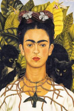 FRIDA KAHLO - SELF PORTRAIT - offset lithograph 24x36