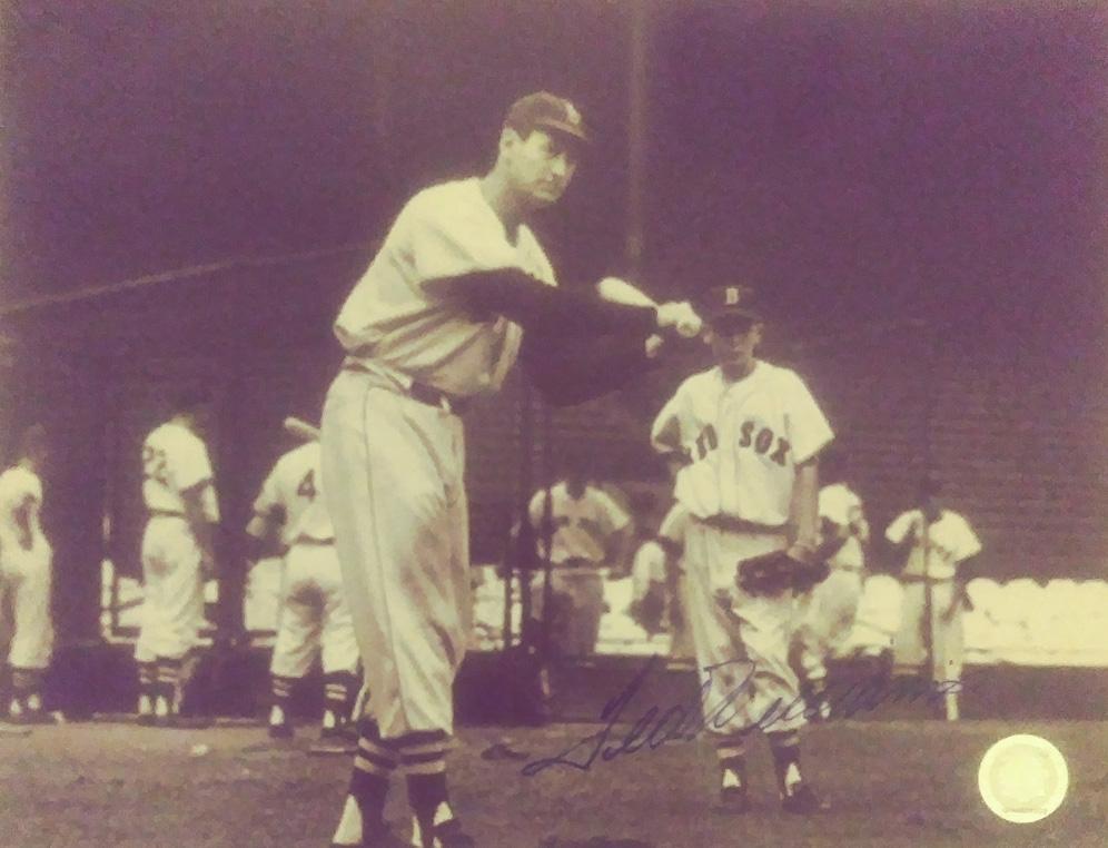 Ted Williams Autographed 8 x 10 Photo