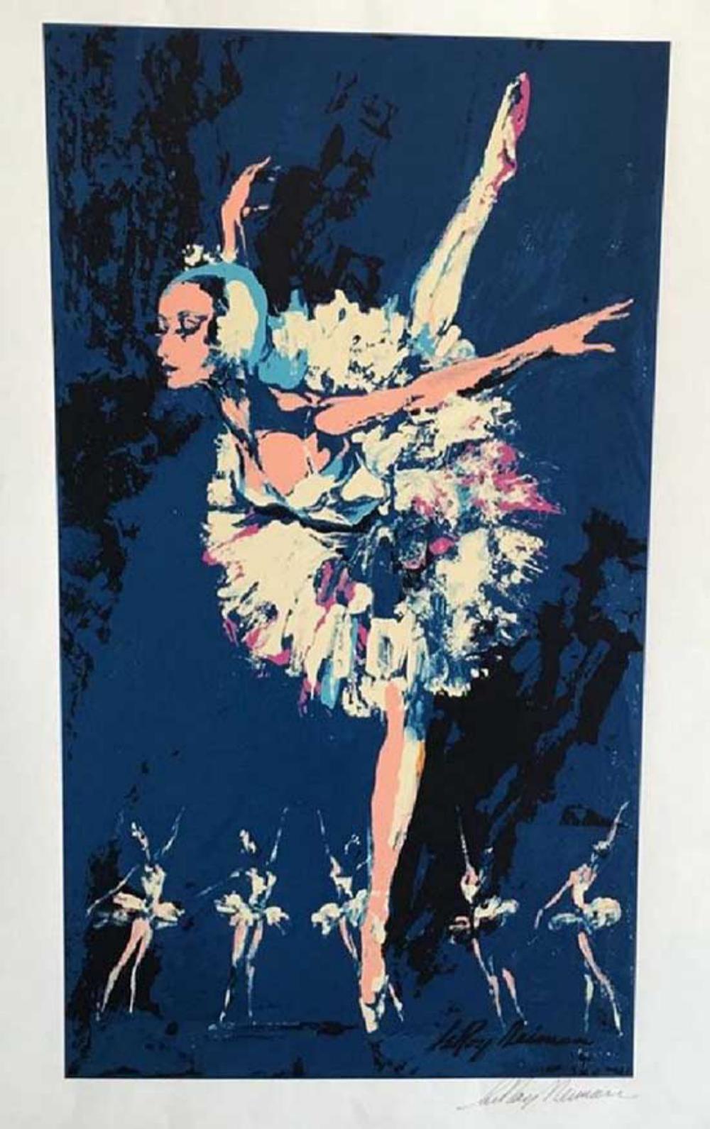 Leroy Neiman Prima Ballerina Hand signed Serigraph O/E