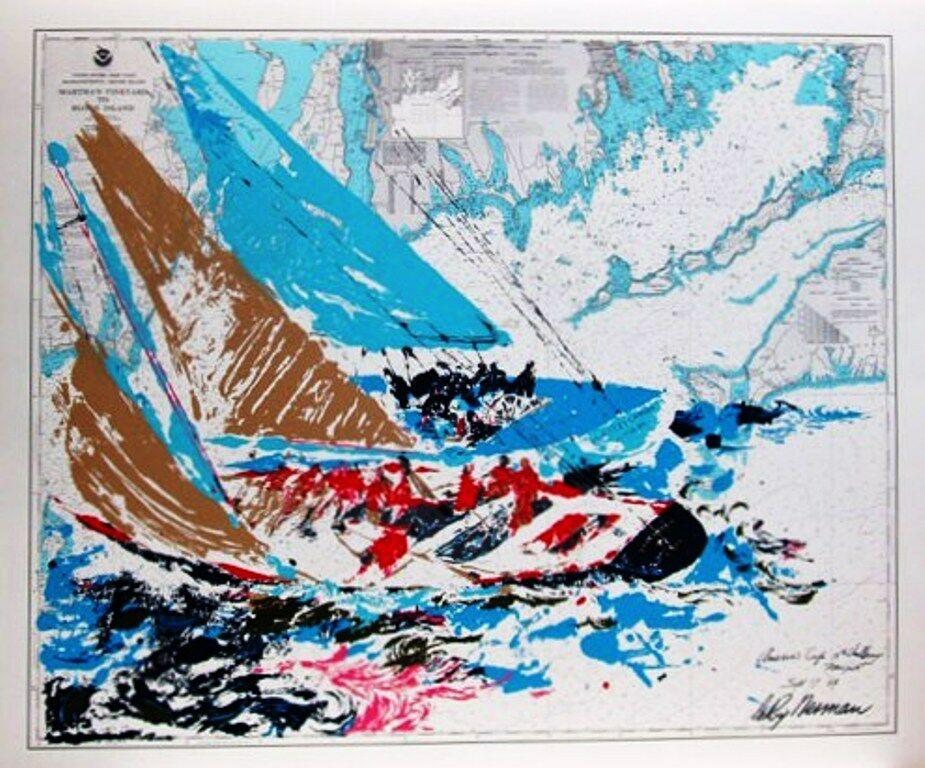 Leroy Neiman "America's Cup" 19th Challenge Newport Sai