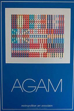 Yaacov Agam Mix Media "FLAGS OF ALL NATIONS" signed