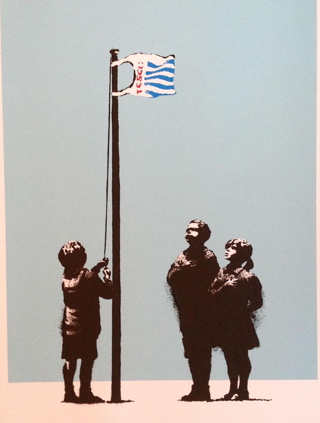 BANKSY, VERY LITTLE HELPS L/E SILKSCREEN PRINT