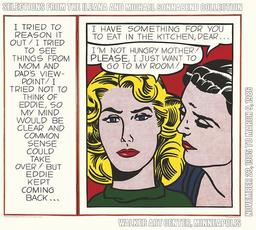 ROY LICHTENSTEIN EDDIE,unsigned offset lithograph